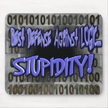 Best Defence Against LOgIc Mousepad