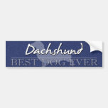 Best Dog Dachshund Bumper Sticker