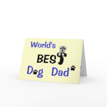 Best Dog Dad Greeting Cards