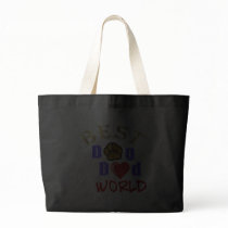Best Dog Dad in the World Gifts - Father's Day Tote Bag