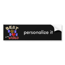 Best Dog Dad in the World Gifts - Father's Day Bumper Sticker