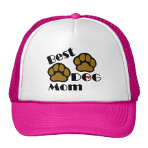 Best Dog Mom Hat with Dog Paws Merchandise