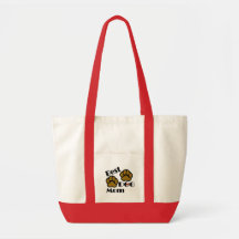 Best Dog Mom Tote Bag with Dog Paws Merchandise