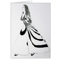 Best Dress - Blank Greetings Card