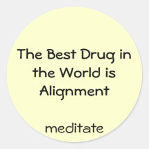 best drug is alignment round stickers