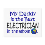 Best Electrician In The World (Daddy) postcards