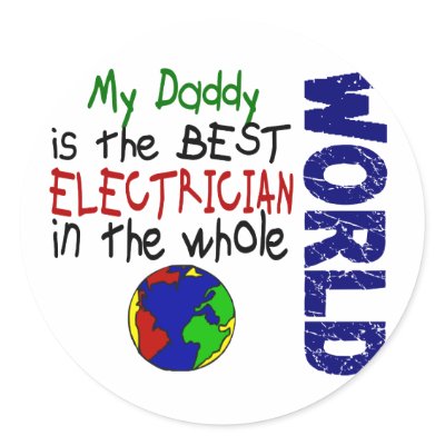 Best Electrician In World 2 (Daddy) Sticker by professiongifts