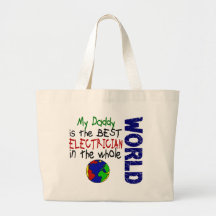 Best Electrician In World 2 (Daddy) Tote Bag