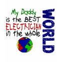 Best Electrician In World 2 (Daddy) t-shirts