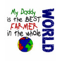 Best Farmer In World 2 (Daddy) t-shirts