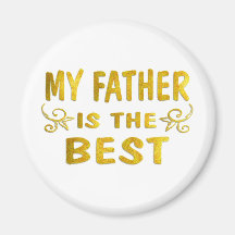 Best Father Fridge Magnet