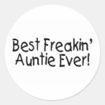 Best Freakin Auntie Ever Sticker