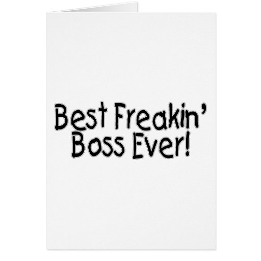 Best Freakin Boss Ever Cards