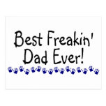 Best Freakin Dad Ever Postcard