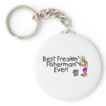 Best Freakin Fisherman Ever keychains