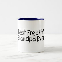 Best Freakin Grandpa Ever 2 Mugs