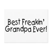 Best Freakin Grandpa Ever 2 Postcard