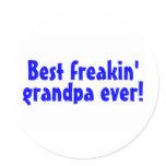Best Freakin Grandpa Ever Blue