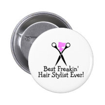 Best Freakin Hair Stylist Ever Pink Black