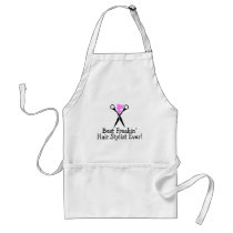 Best Freakin Hair Stylist Ever Pink Black Aprons