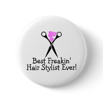 Best Freakin Hair Stylist Ever Pink Black