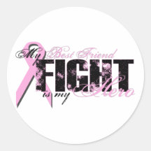 Best Friend Hero - Fight Breast Cancer Sticker