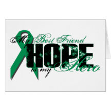 Best Friend My Hero - Kidney Cancer Hope Card