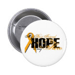 Best Friend My Hero - Leukaemia Hope Pinback Buttons