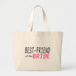 Best Friend Of The Bride Canvas Bag