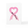 Best Friend Pink Ribbon Greeting Card