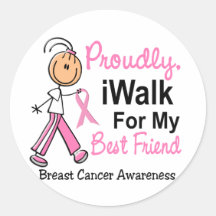 BEST FRIEND ROUND STICKERS