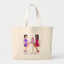 Best Friends and Cupcakes! Canvas Bag