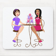 Best Friends and Cupcakes! Mouse Pad