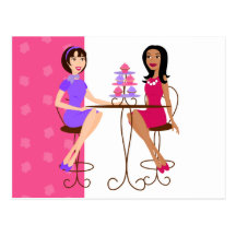 Best Friends and Cupcakes! Postcard
