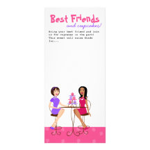 Best Friends and Cupcakes! Rack Cards