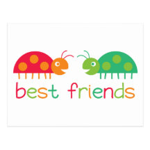 Best Friends Bugs Post Cards
