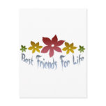 Best Friends For Life Postcard
