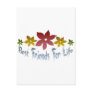 Best Friends For Life Postcard
