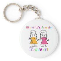 Best Friends Forever BFF Gifts Keychain