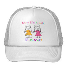 Best Friends Forever BFF Gifts Trucker Hats