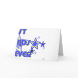 Best Friends Forever Blue Yellow Stars Part 2 Greeting Cards