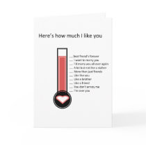Best friend's forever card