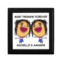 Best Friends Forever Cartoon Gift Box