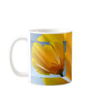 BEST FRIENDS FOREVER Gift Mug POPPIES Flowers by Basleeartprintgifts