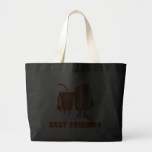 Best Friends Hot Dog & Soda Canvas Bags
