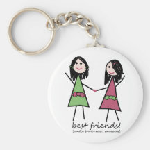 "Best Friends" Keychain