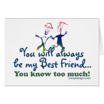 Best Friends Knows Card