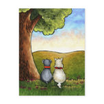 Best-friends postcard
