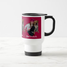 Best Friends-Pretty Girl & Puppy Mugs