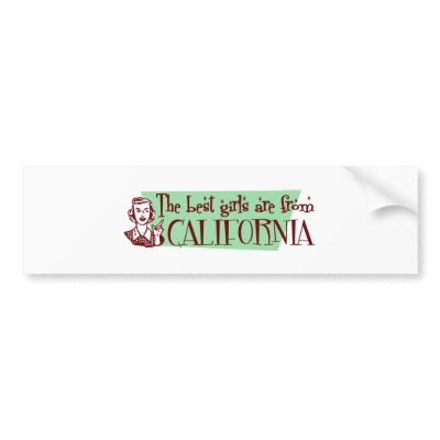 California Bumper Sticker